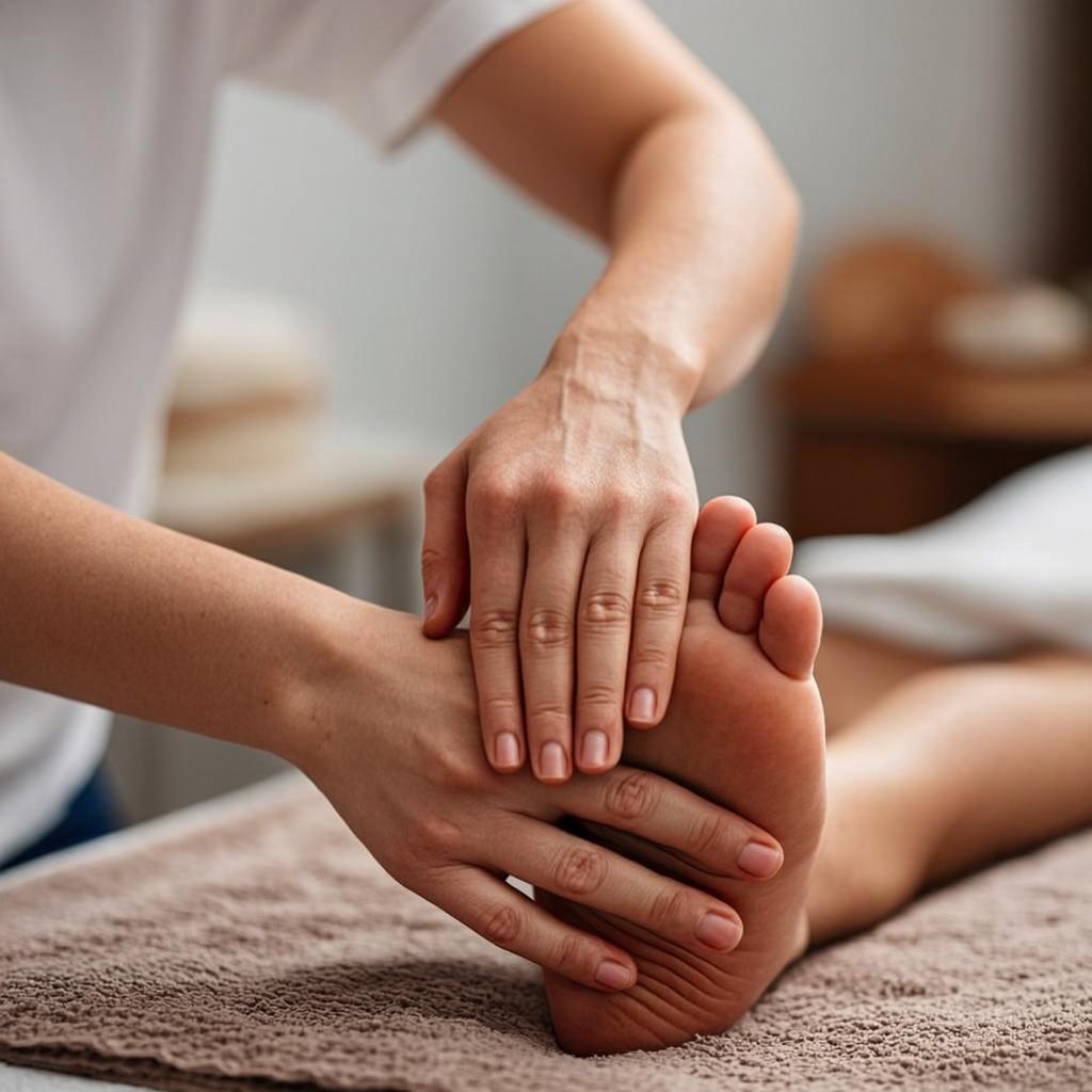 Foot reflexology massage at Relax Zen spa Hyderabad
